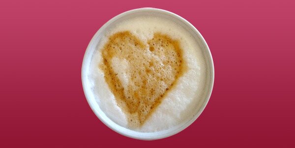 coffee heart