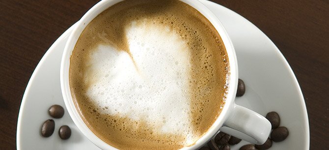 coffee heart