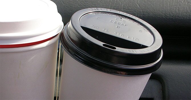 takeaway coffee