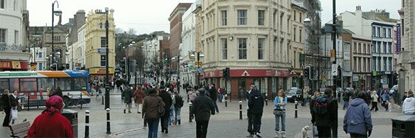 Hastings town centre